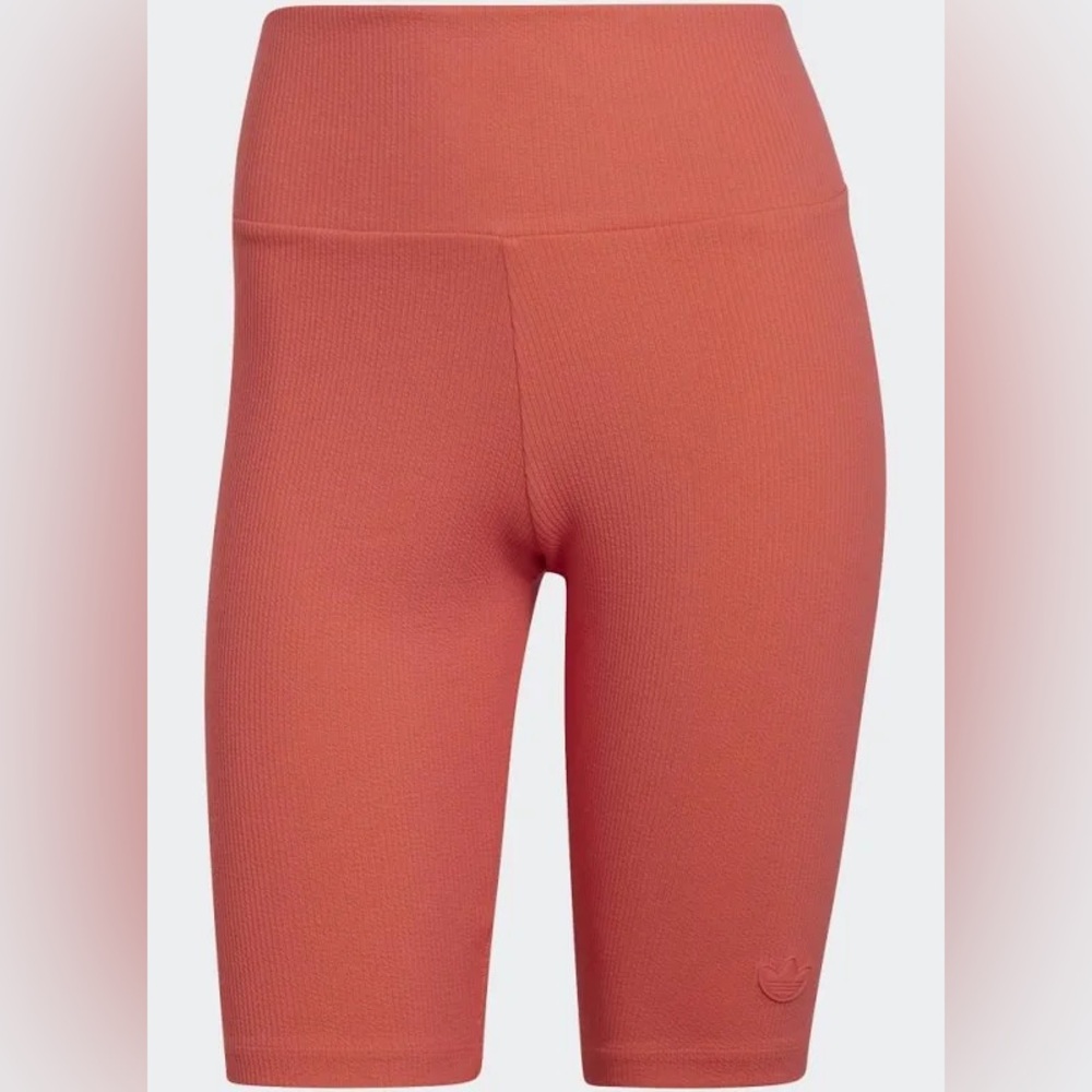 Adidas Women's Two Colored Rib Short Tights - Picture 3 of 8